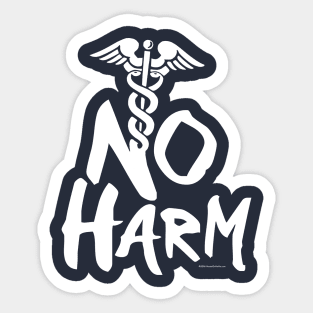 No Harm Sticker